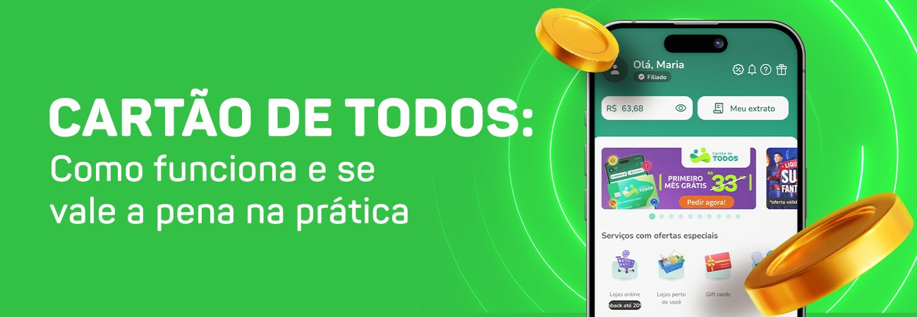 Cashback no Cartão de TODOS: Como funciona e se vale a pena na prática